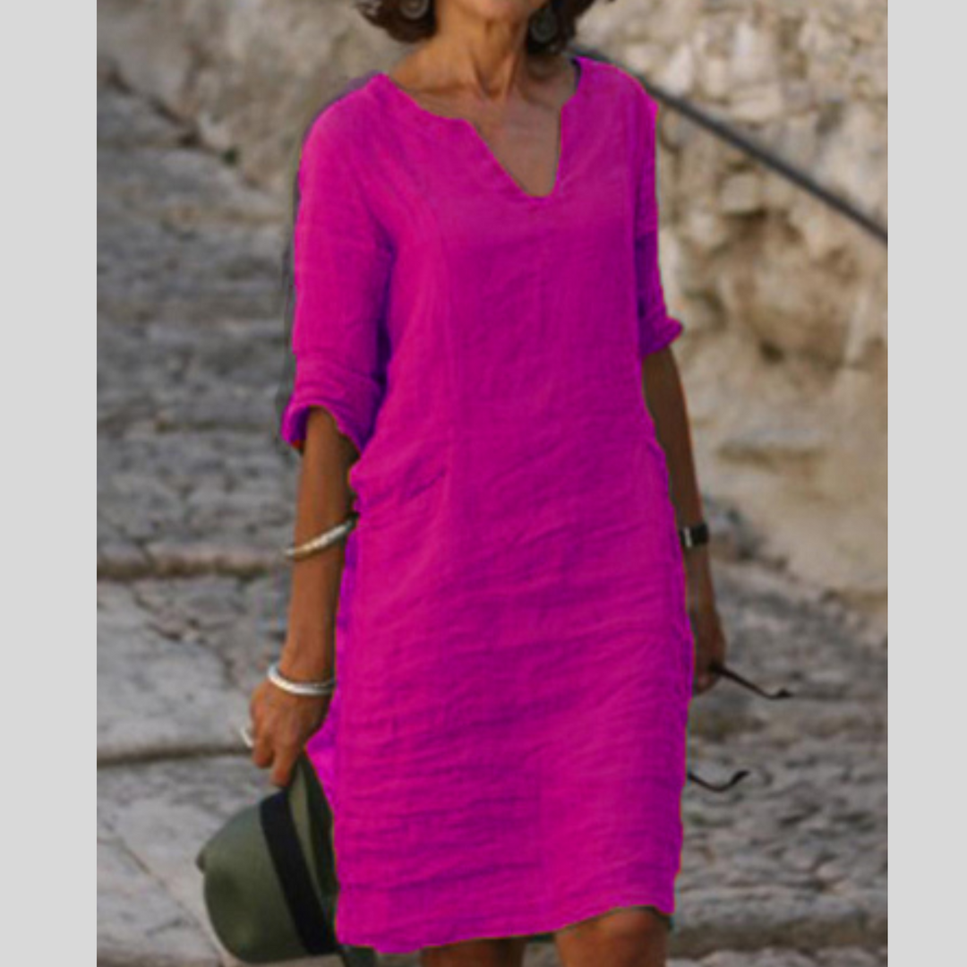 Damen Festliches Kleid für Hochzeitsgäste in Rosa