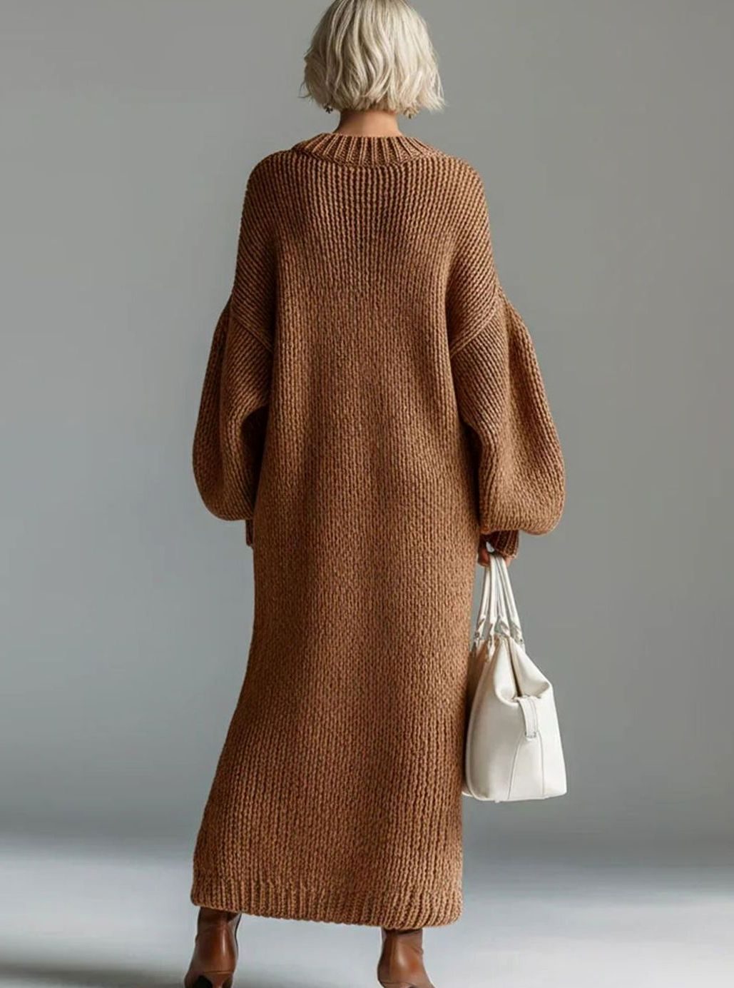 Damen Festliches Maxi-Strickkleid für Hochzeitsgäste (5)