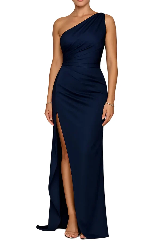 Damen Festliches Maxikleid für Besondere Anlässe in Marineblau