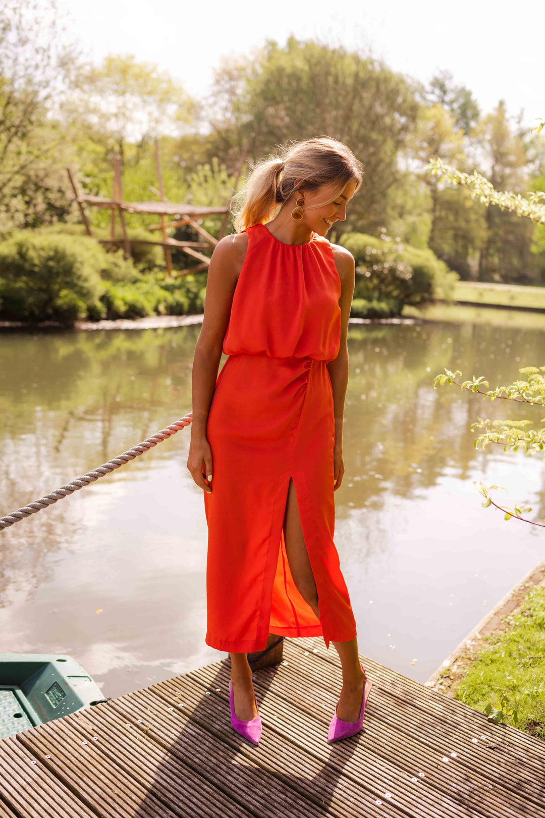 Damen Festliches Midikleid für elegante Anlässe (8)