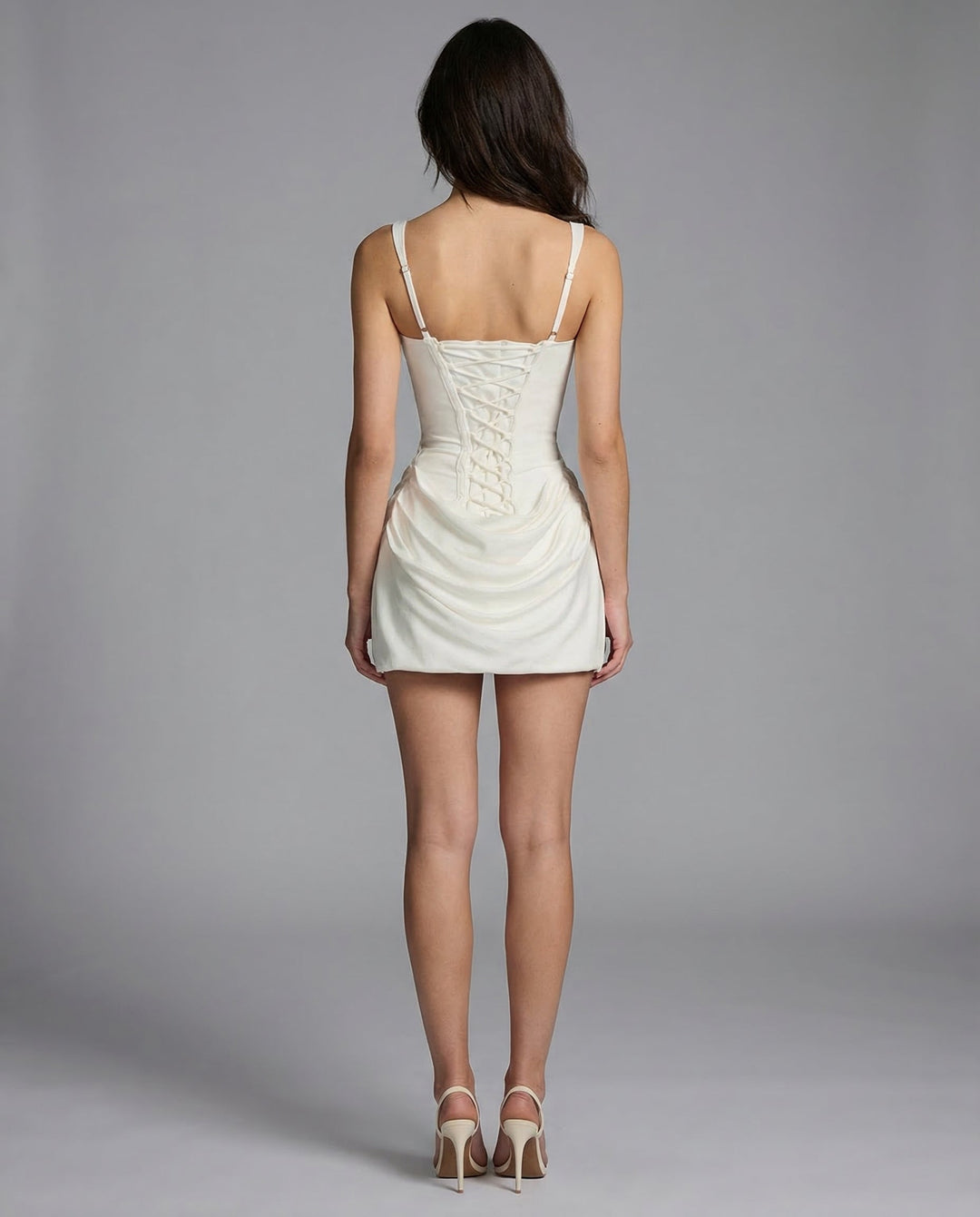 Damen Festliches Minikleid mit Korsettoberteil (8)