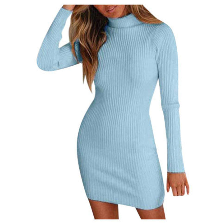 Damen Festliches Strick-Minikleid für Hochzeitsgäste (3)