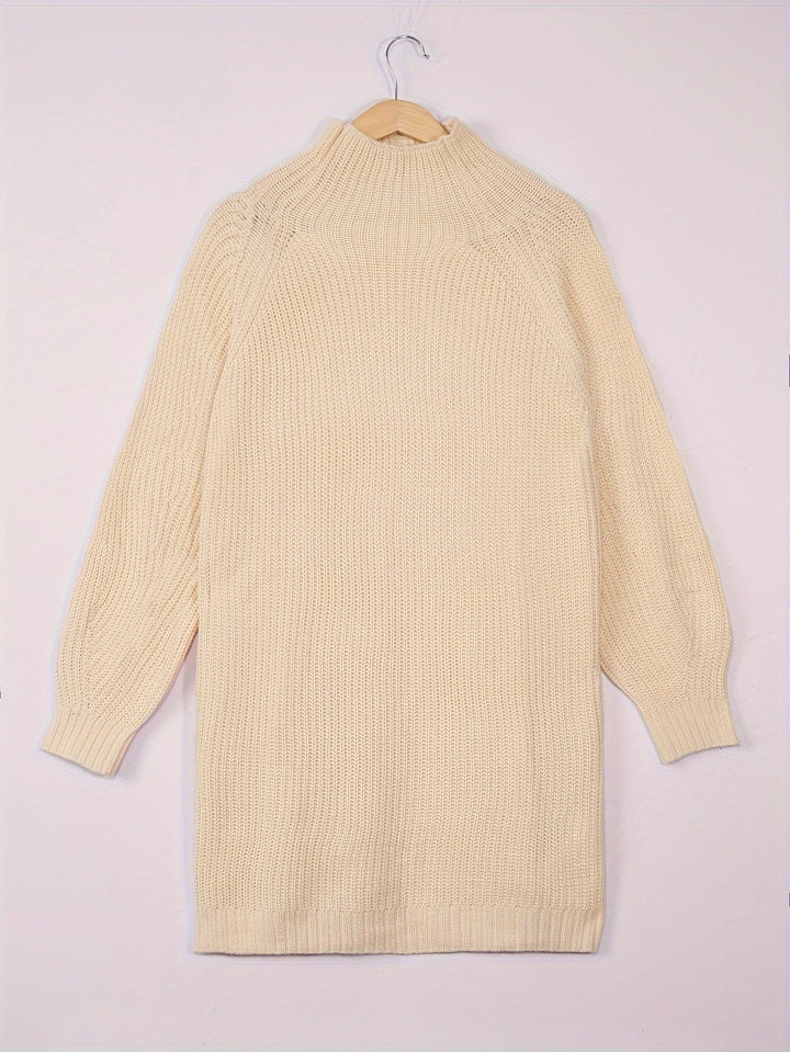 Damen Festliches Strickkleid Oversize für Herbst (13)