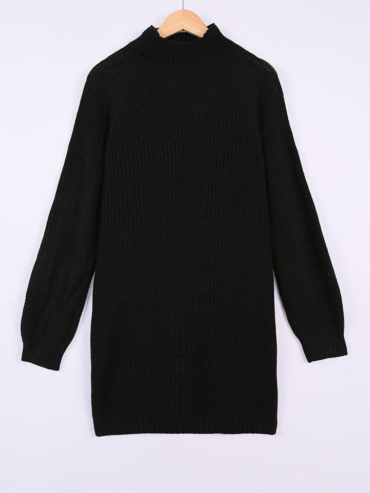 Damen Festliches Strickkleid Oversize für Herbst (3)