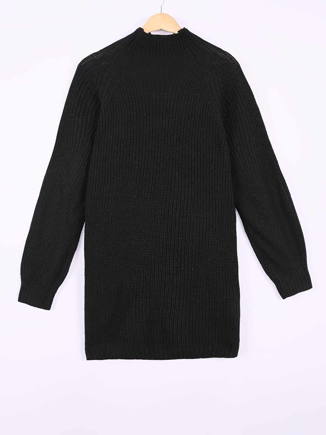 Damen Festliches Strickkleid Oversize für Herbst (4)