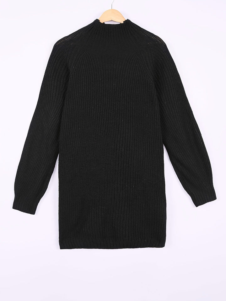 Damen Festliches Strickkleid Oversize für Herbst (4)