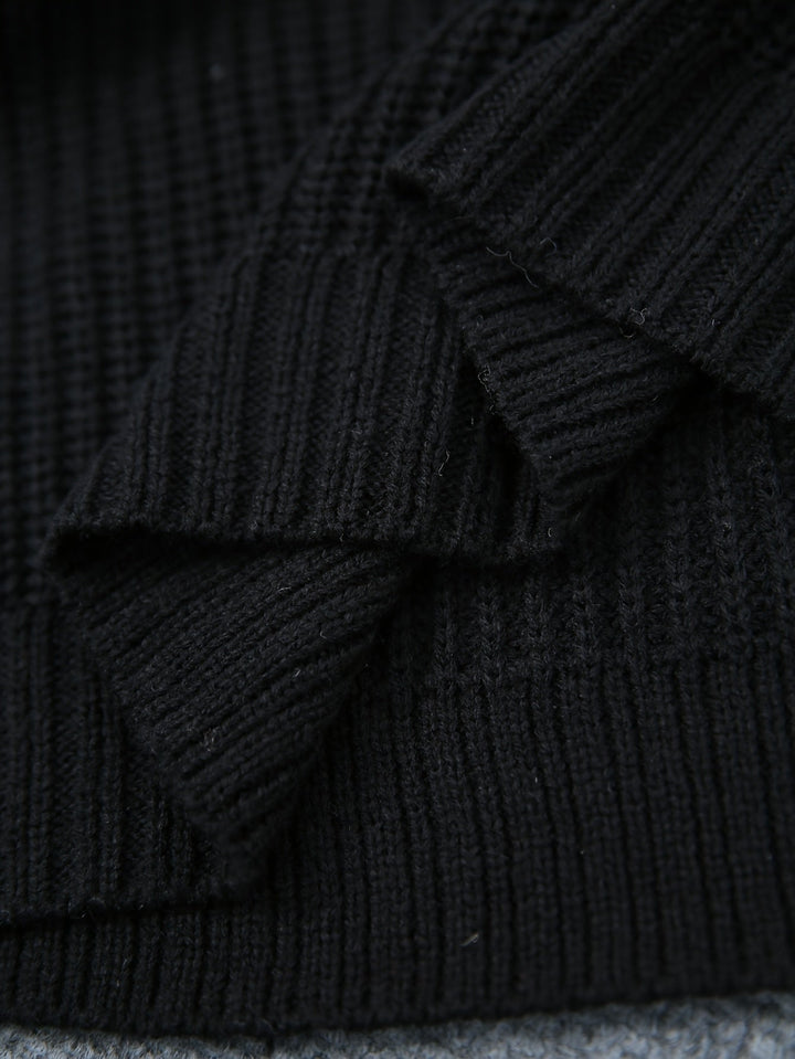 Damen Festliches Strickkleid Oversize für Herbst (5)