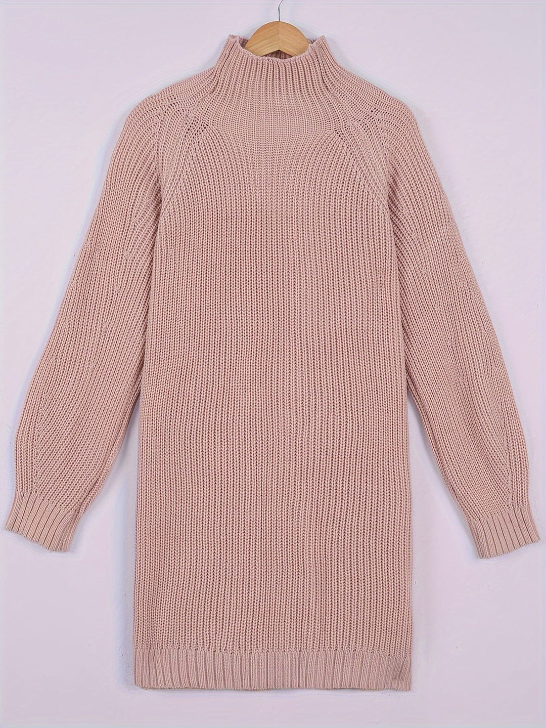 Damen Festliches Strickkleid Oversize für Herbst (8)