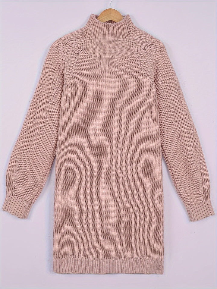 Damen Festliches Strickkleid Oversize für Herbst (8)