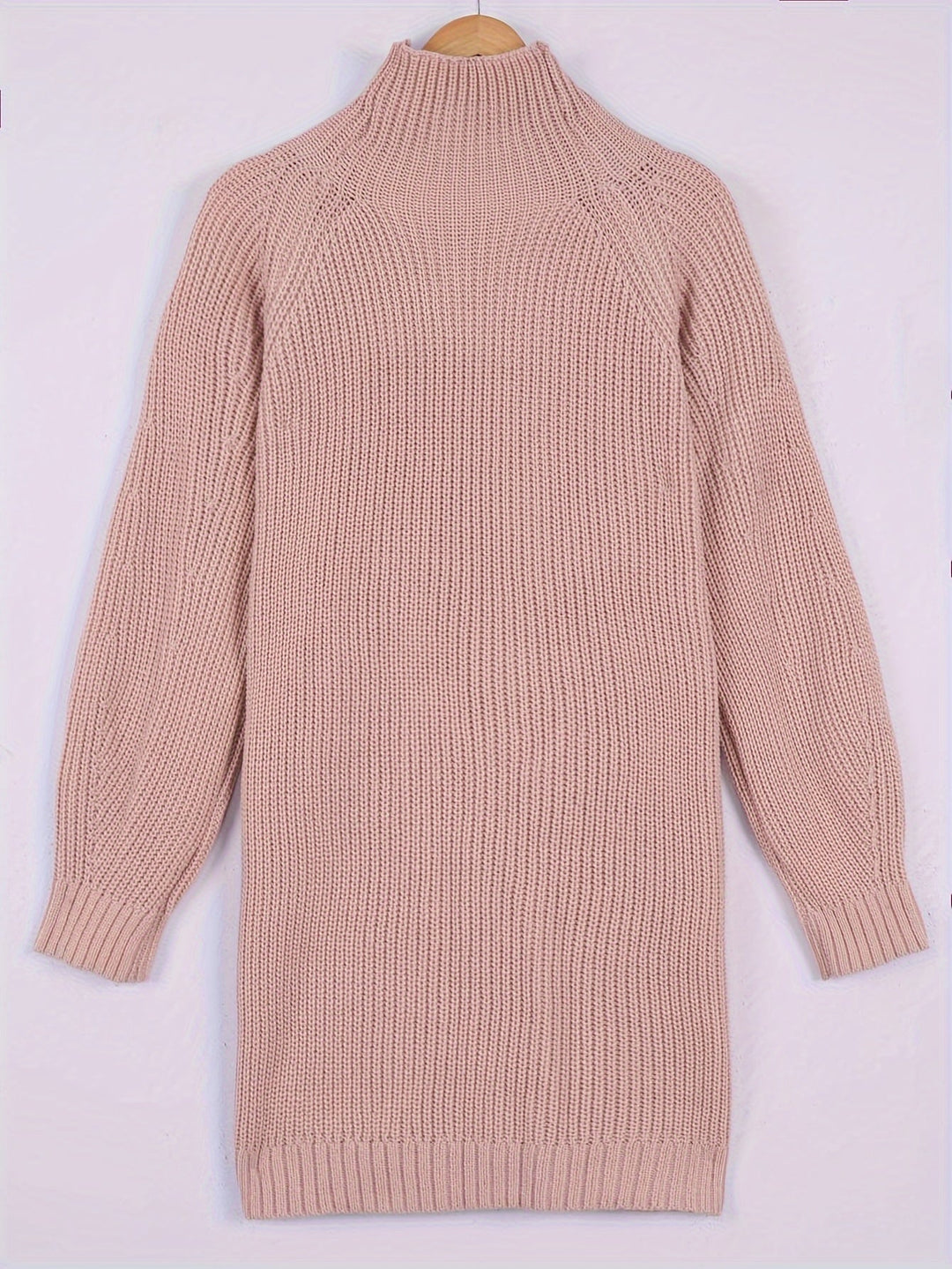 Damen Festliches Strickkleid Oversize für Herbst (9)