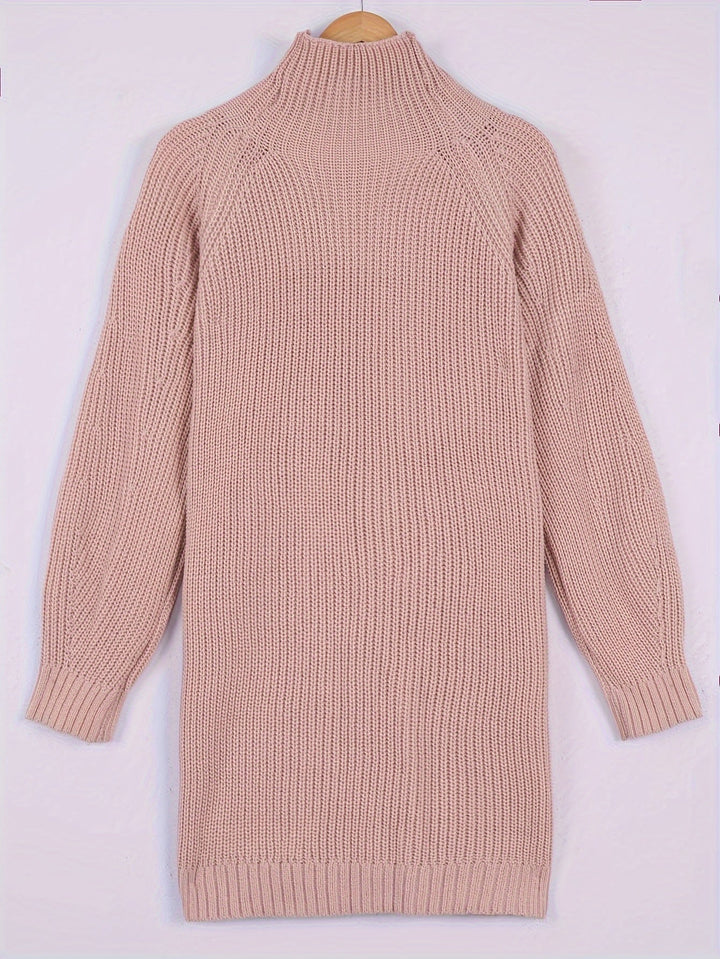 Damen Festliches Strickkleid Oversize für Herbst (9)