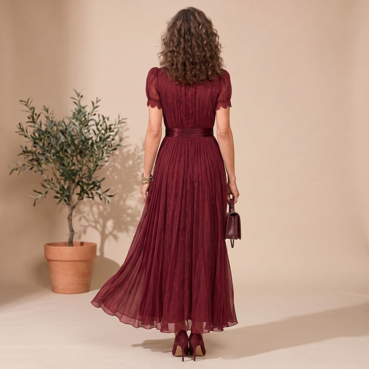 Damen Fließendes Maxikleid für Hochzeitsgäste (3)
