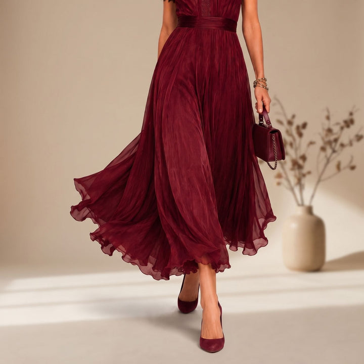Damen Fließendes Maxikleid für Hochzeitsgäste (5)