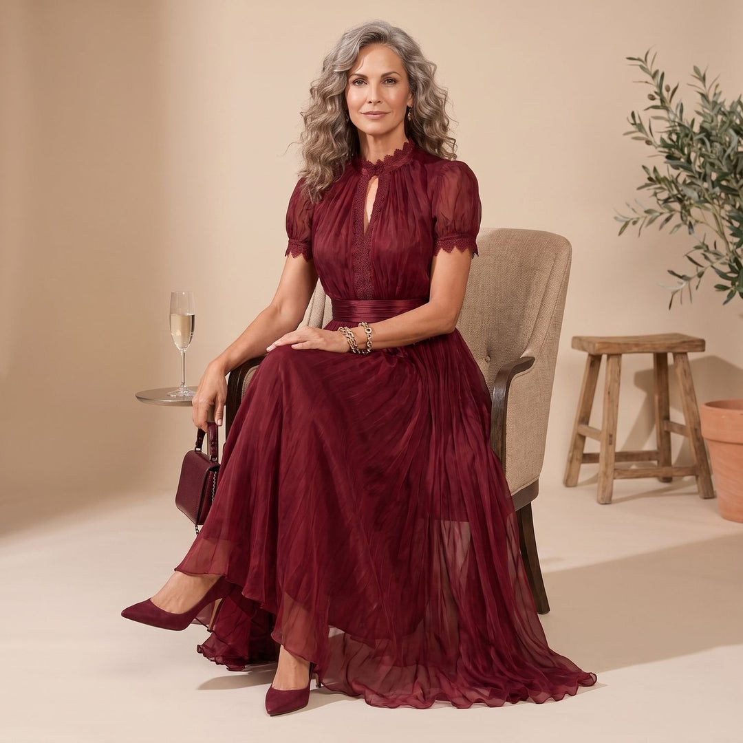 Damen Fließendes Maxikleid für Hochzeitsgäste (6)