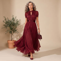 Alina | Damen Fließendes Maxikleid für Hochzeitsgäste