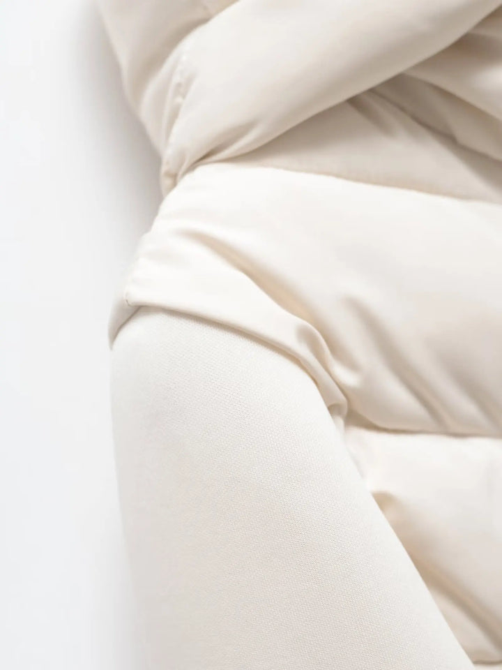 Damen gesteppte Winterjacke mit Kapuze (4)