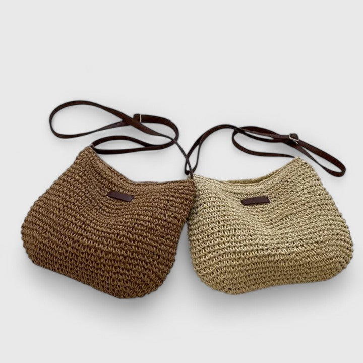 Damen Gewebte Schultertasche für den Sommer (4)