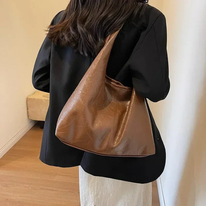 Damen Große Ledertasche im Vintage-Look (4)