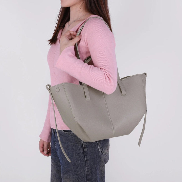 Damen Große Vintage PU-Leder Tasche (6)