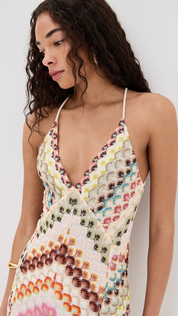 Damen Häkelkleid Maxi im Boho-Stil mit tiefem V-Ausschnitt für Hochzeitsgäste (6)