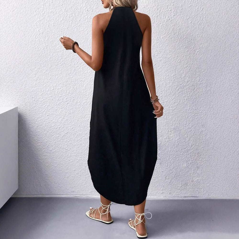 Damen Halyterkleid Maxi für Freizeit (2)