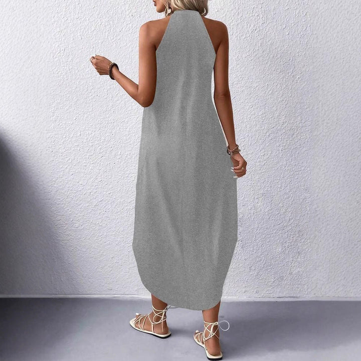 Damen Halyterkleid Maxi für Freizeit (3)