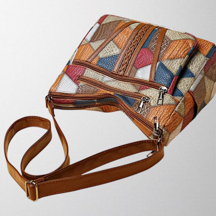 Damen Handtasche aus Leder im künstlerischen Design (3)