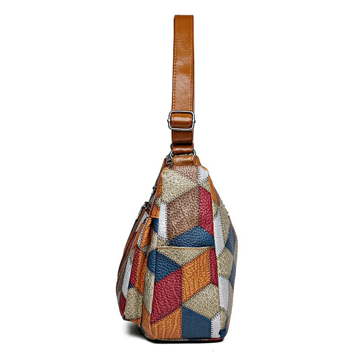 Damen Handtasche aus Leder im künstlerischen Design (7)