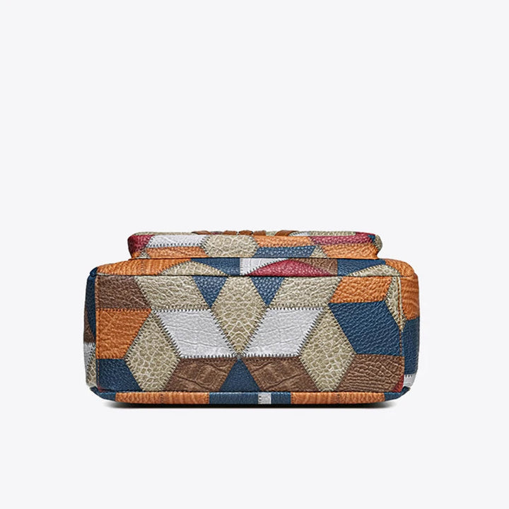 Damen Handtasche aus Leder im künstlerischen Design (8)