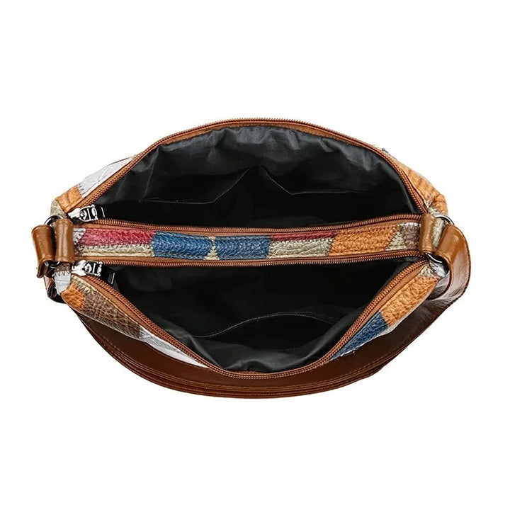 Damen Handtasche aus Leder im künstlerischen Design (9)