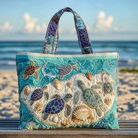 Pauline | Damen Handtasche mit Künstlerischem Meerdesign