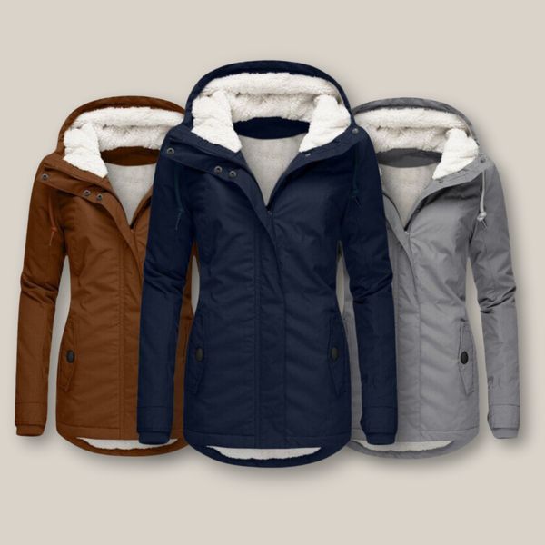 Damen Herbst-Jacke mit warmer Fütterung (4)