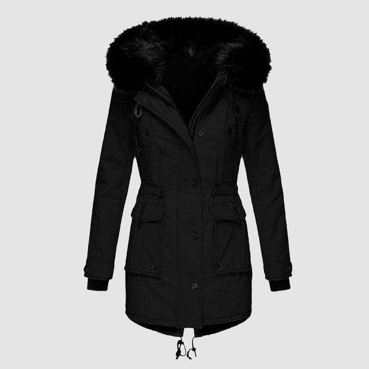 Damen Herbst-Mantel elegant für kühle Tage in Schwarz