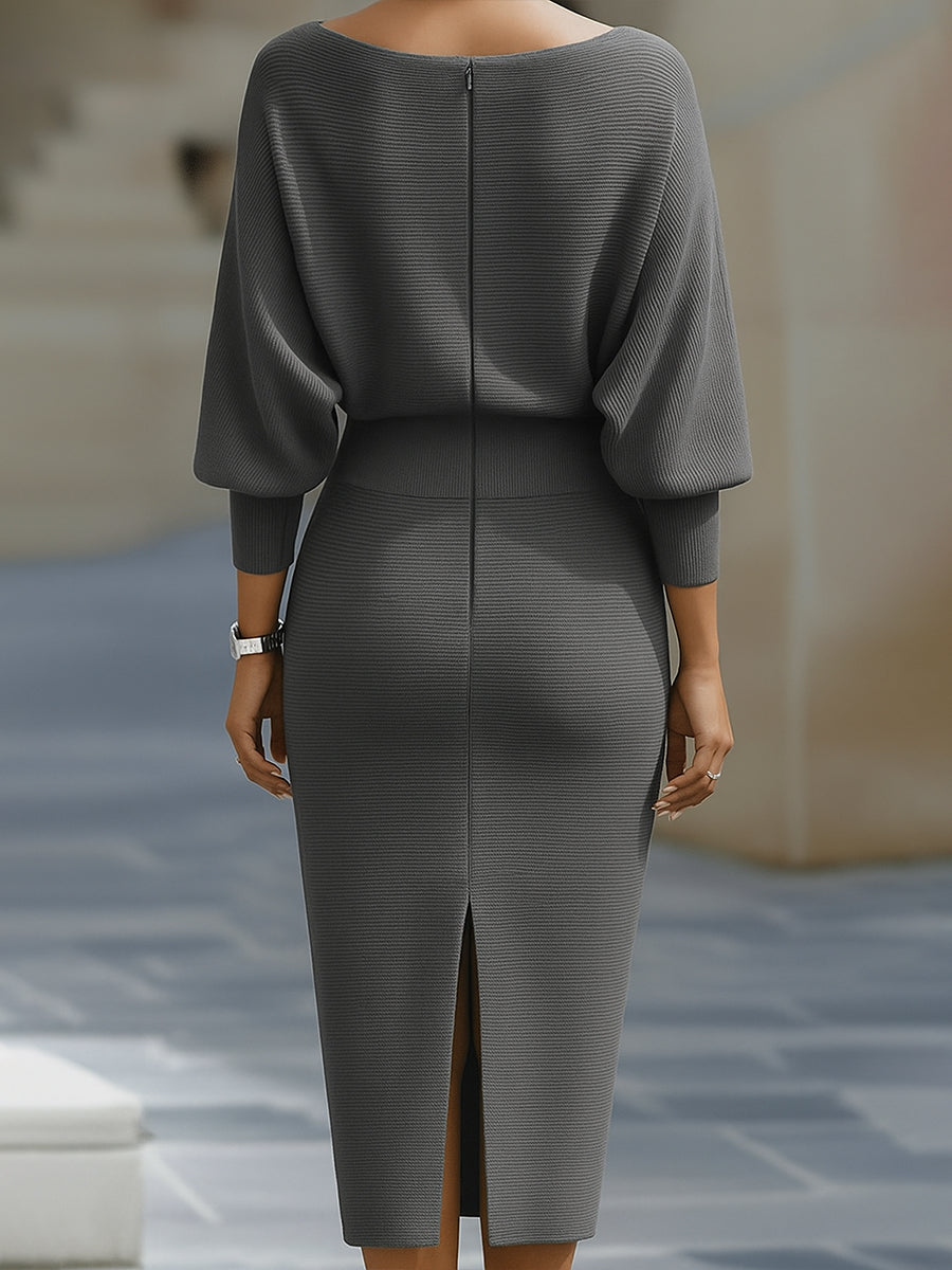 Damen Herbst Midikleid für Hochzeitsgäste (10)