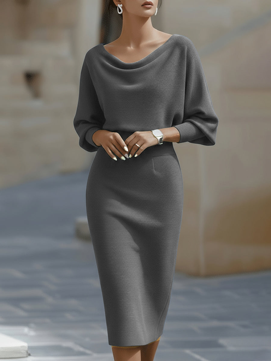 Damen Herbst Midikleid für Hochzeitsgäste (3)