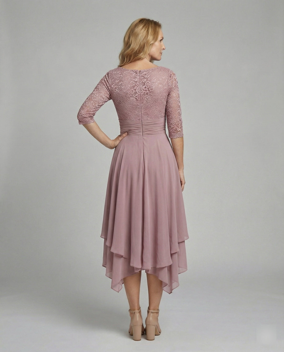 Damen Herbstkleid für Hochzeitsgäste (4)