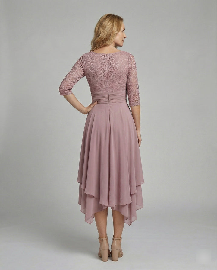 Damen Herbstkleid für Hochzeitsgäste (4)