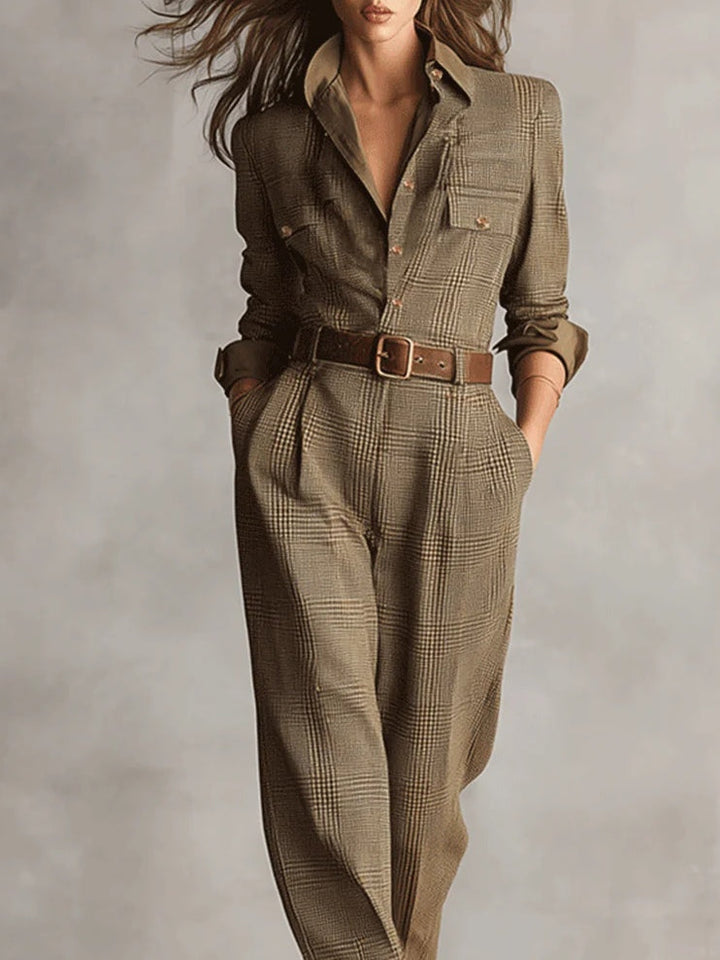 Damen Herbstkleid im eleganten Jumpsuit-Schnitt (2)