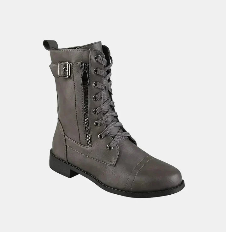 Damen Herbststiefel mit runden Zehen (6)