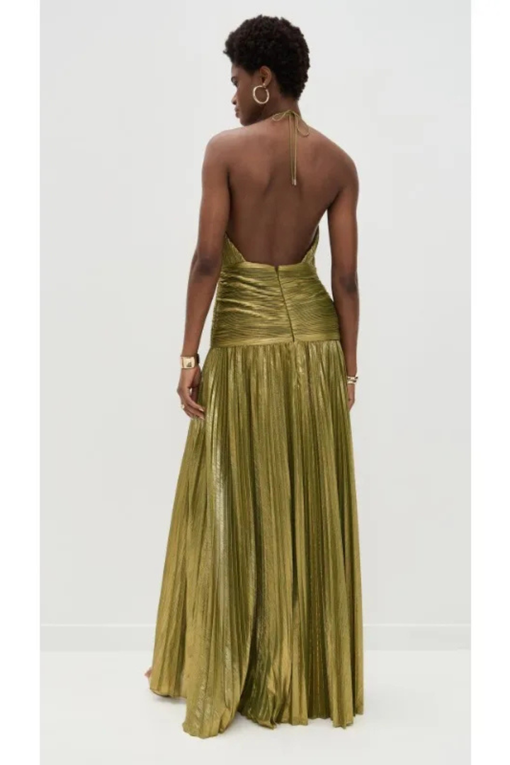 Damen Hochzeitsgast Kleid aus feinem Satin (5)