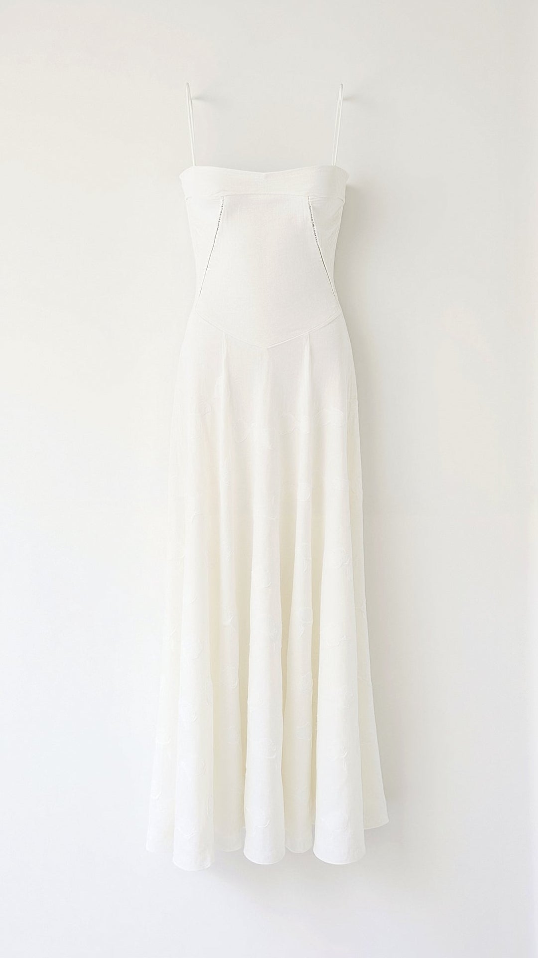 Damen Hochzeitsgast Kleid im Slip-Stil Maxi-Länge (3)