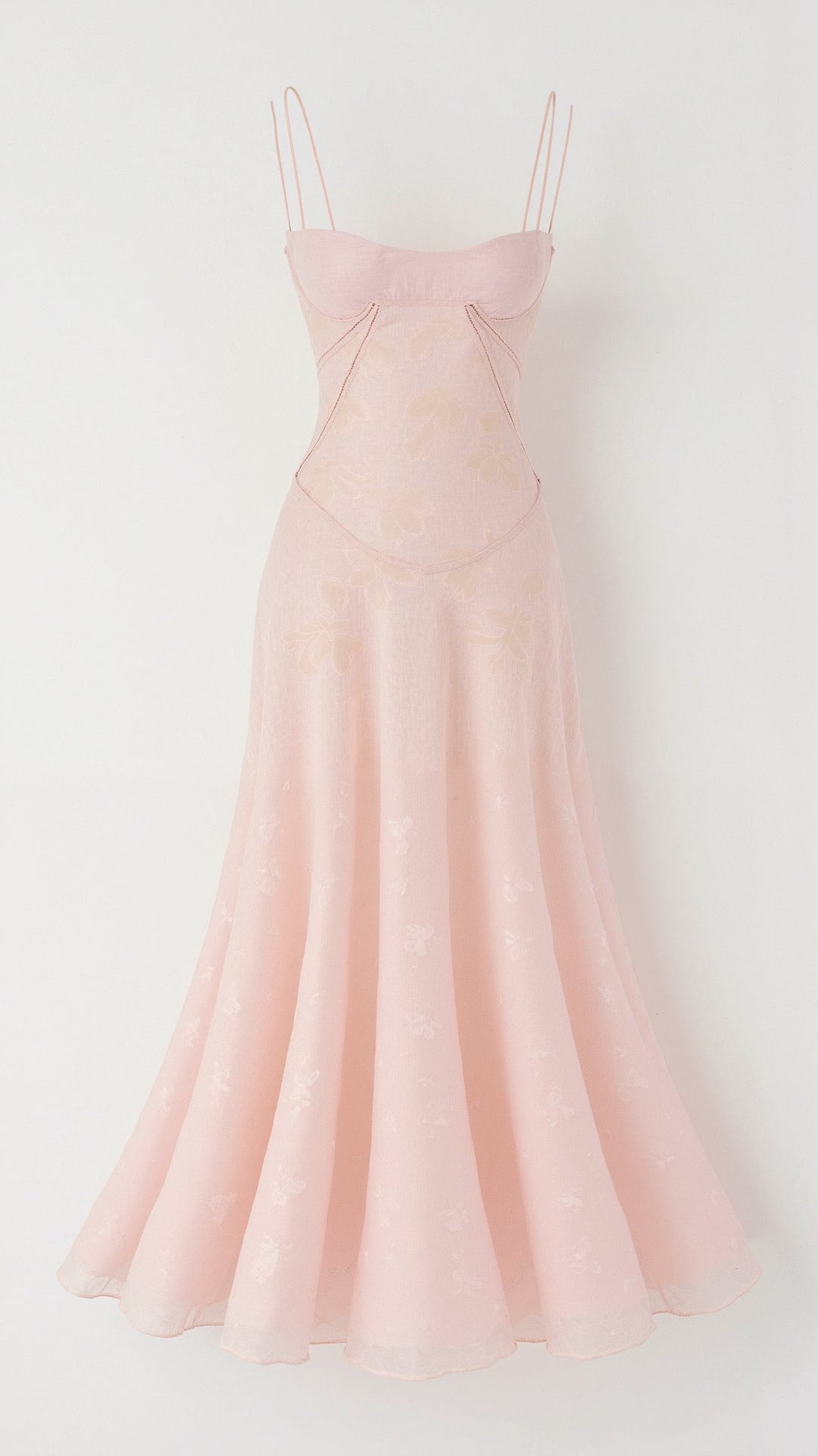 Damen Hochzeitsgast Kleid im Slip-Stil Maxi-Länge (6)