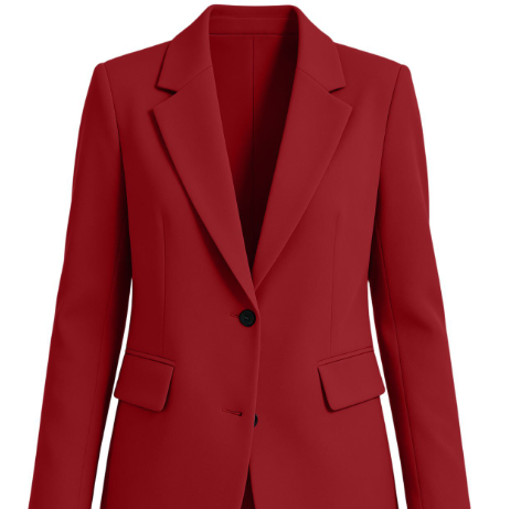 Damen Jacke für Herbst mit strukturiertem Peplum in Bordeaux