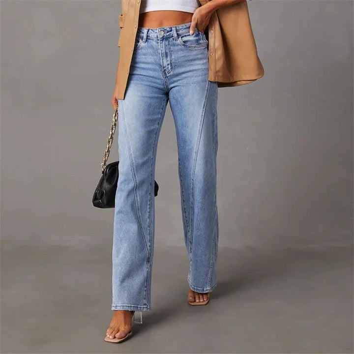 Damen Jeans Bootcut für lässige Eleganz in Blau