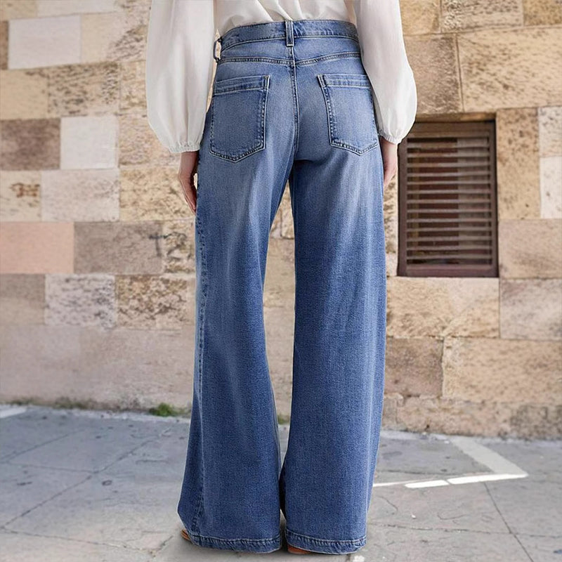 Damen Jeans Hochbund im Vintage-Stil (5)