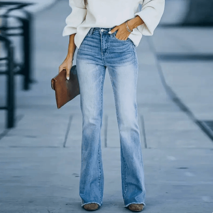 Damen Jeans im klassischen Hochbund-Schnitt