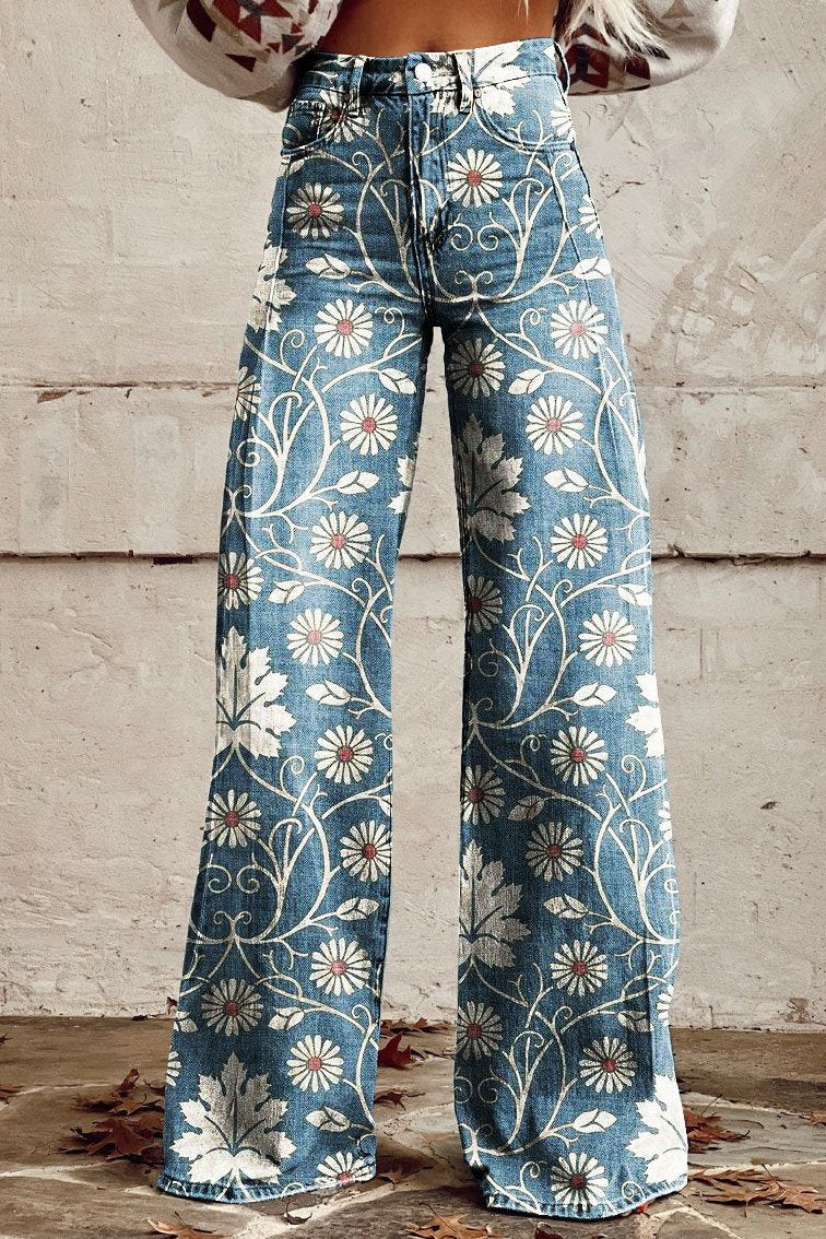 Damen Jeans im zeitlosen Boho-Vintage-Stil