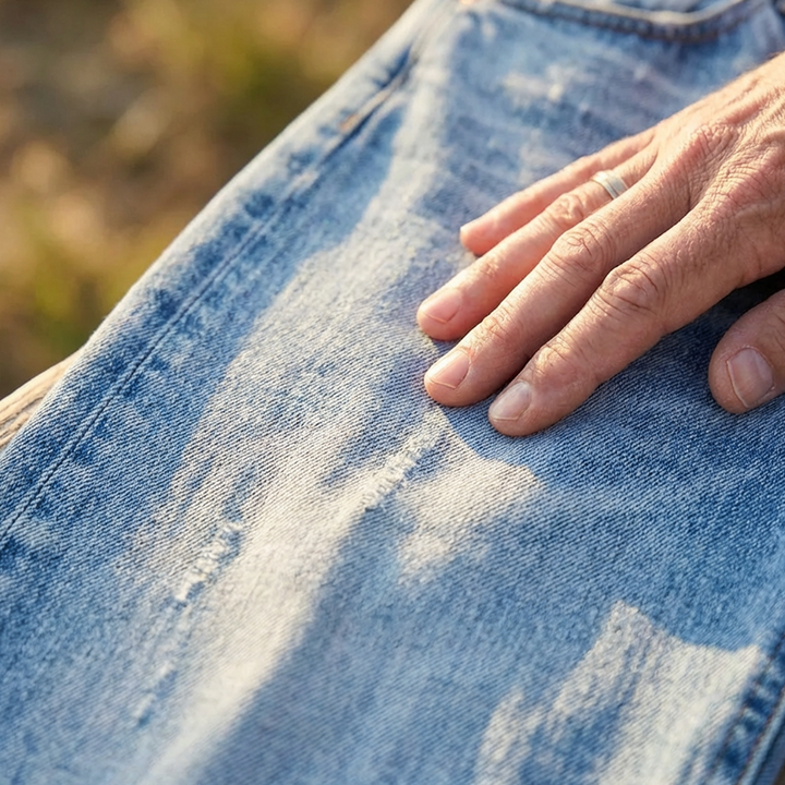 Damen Jeans kurz im klassischen Retro-Stil (7)