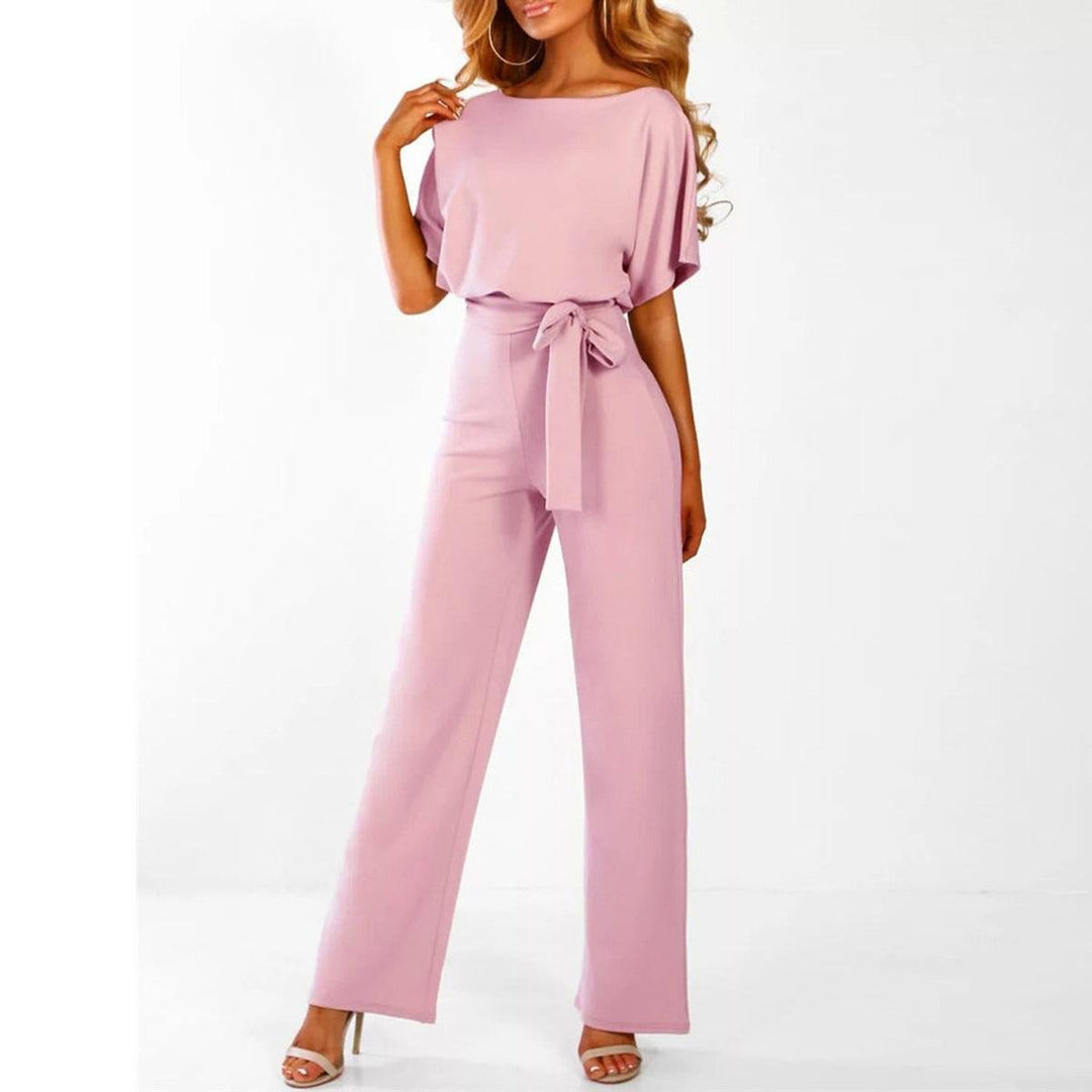 Damen Jumpsuit im Casual-Stil für den Sommer in Rosa