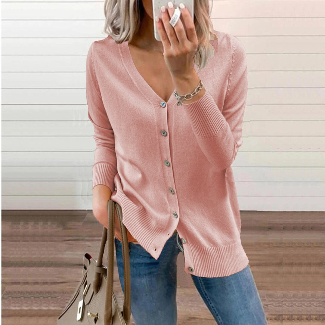 Damen klassische Strickjacke für den Alltag (14)